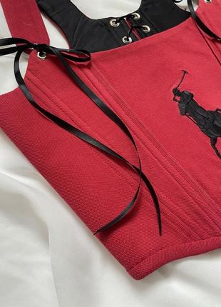 Трендовий корсет з поло ручної роботи polo ralph lauren2 фото