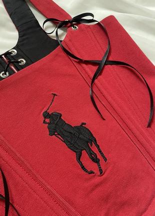 Трендовий корсет з поло ручної роботи polo ralph lauren4 фото