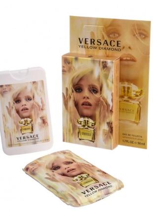 Духи (мини-парфюм) versace yellow diamond 50 мл в стильном чехле с фотопечатью