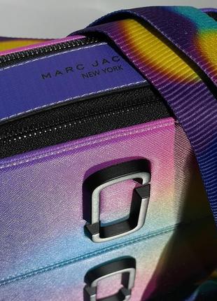 Женская стильная разноцветная фиолетовая сумка marc jacobs тренд сезона4 фото
