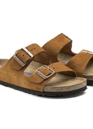 Шлепки замша birkenstock оригінал