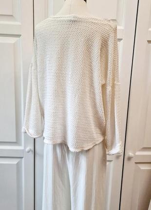 Джемпер білий 3