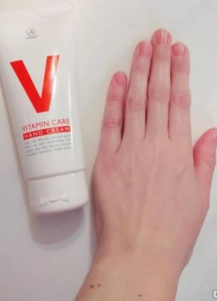 Акція зволожуючий вітамінний крем для рук vitamin care lambre, 80мл франція мега знижка6 фото
