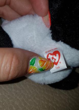 Ty beanie babies очисник пес, собака бостон-тер'єр tink 22 см9 фото
