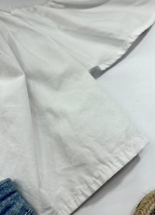 Белый топ/блуза 3/4 р3 фото