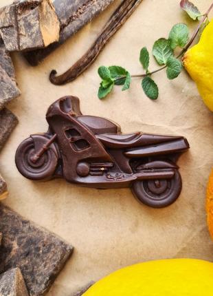 «ванільний брауні цитруси&amp;м'ята» натуральне мило, з нуля. мотоцикл. ручна робота.1 фото
