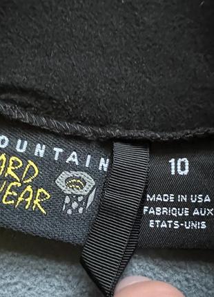 Чоловіча софтшел непромокальна трекінгова куртка на мікрофлісі mountain hardwear5 фото