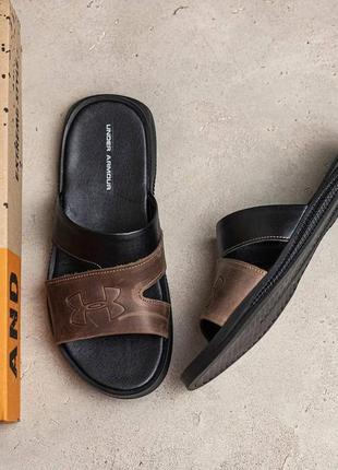 Шлепанцы натуральная кожа