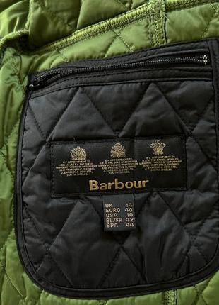 Женская демисезонная стёганая куртка barbour5 фото