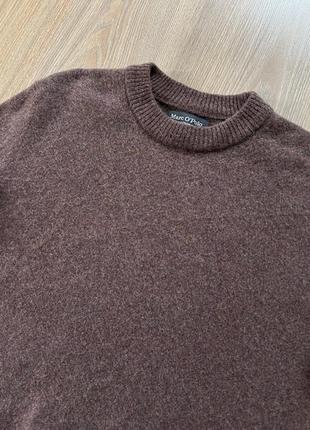 Мужской теплый шерстяной свитер marc o polo4 фото