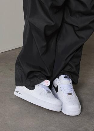 Кросівки nike air force white black7 фото