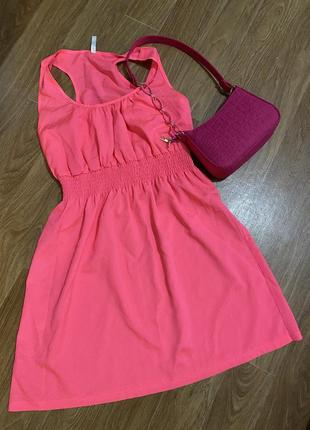 Платье розовое terranova8 фото