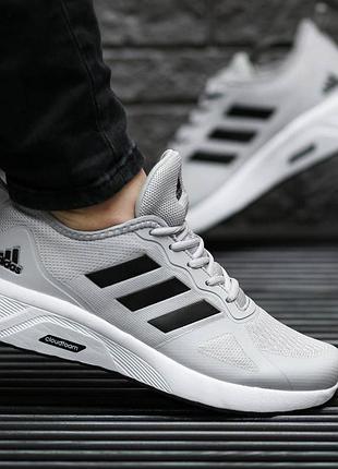 🔔 adidas cloudfoam 🔴 чорні чоловічі спортивні базові сітка на кожен день кежуал повсякденні