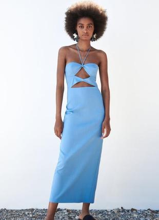 Сукня сарафан zara віскоза 3