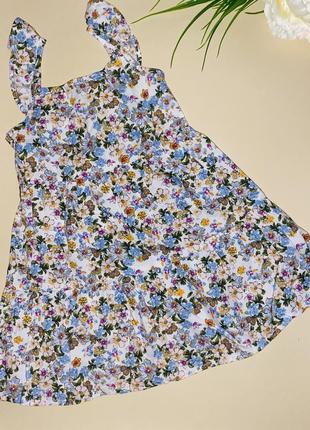 Сарафан коттоновый в цветочный принт. молниеносный размер: 92/2 бренд: primark2 фото
