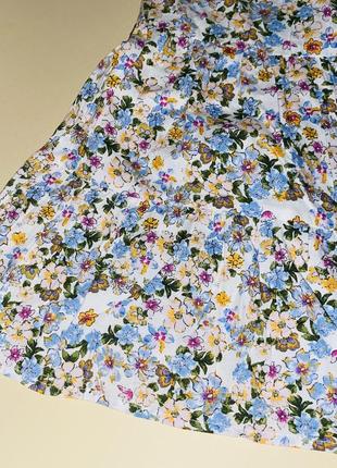 Сарафан коттоновый в цветочный принт. молниеносный размер: 92/2 бренд: primark5 фото