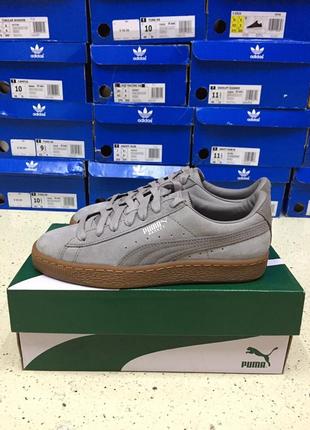 Кроссовки puma basket classic weatherproof | gray оригинал