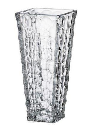 Ваза для квітів bohemia marble h30,5 см богемське скло (8kh14/0/99w24/305)