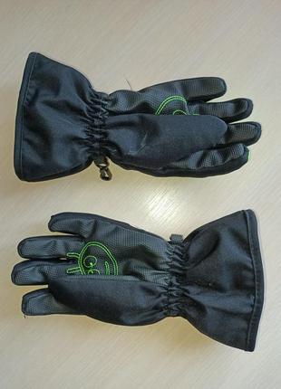 Перчатки 7-8 лет рукавицы рост 122-128 см мембранные краги детские9 фото