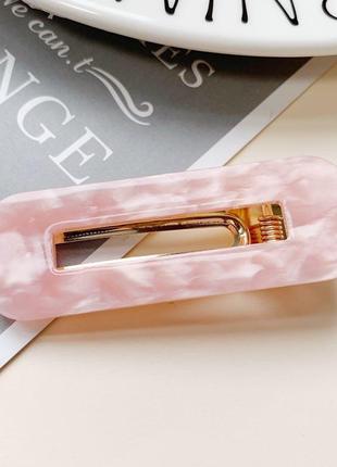 Красива шпилька затискувач мармурова