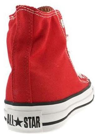 Кеди converse chuck taylor all star high (red)3 фото