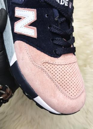 Кроссовки женские new balance 998 salmon (осень/весна/лето)8 фото