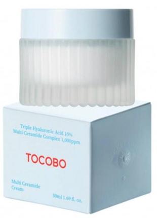 Поживний та відновлюючий крем з керамідами tocobo multi ceramide cream 50 ml