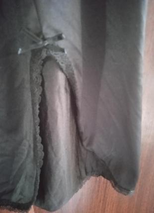 Черная нижняя юбка, подъюбник st.michael англия2 фото