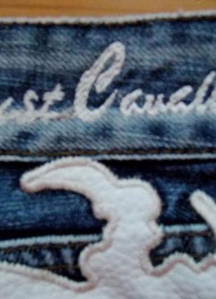 Потрясающий костюм "just cavalli": куртка и джинсы с аппликацией из кожи4 фото