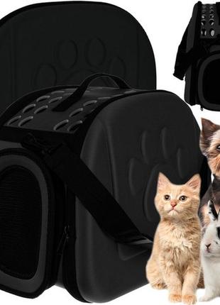Сумка-транспортер, сумка-перенесення для кота, собаки, кролика, сумка для транспортування тварин purlov 18270  польща1 фото