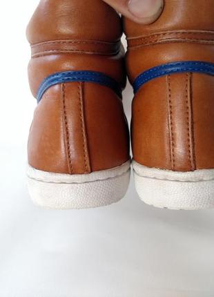 Шкіряні кеди кожаные демисезонные зимние высокие кеды осень-зима adidas top ten hi7 фото
