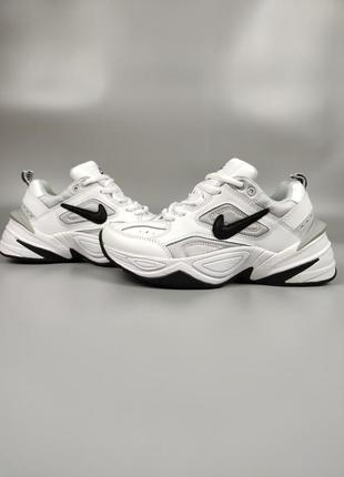 Кроссовки nike m2k tekno white gray9 фото