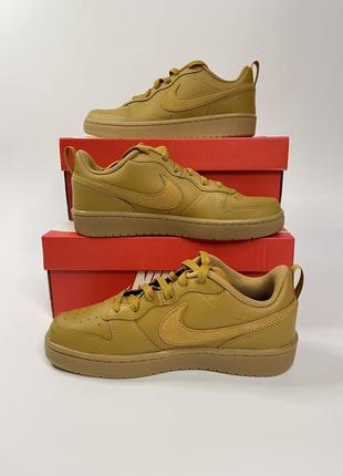 Кроссовки nike court vision low brown1 фото