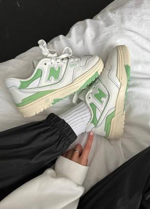 Кожаные белые кроссовки new balance 550 білі жіночі кросівки new balance 550 шкіряні кросівки