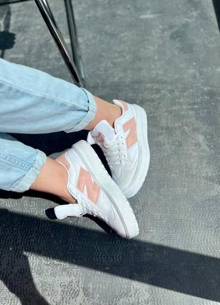 New balance ct302 белые кроссовки Deblend