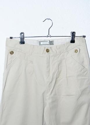 Симпатичные бежевые брюки women's secret с высокой посадкой, размер м/38-406 фото