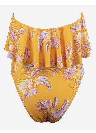 Asos купальник бандо с высокос посадочный xs xxs2 фото