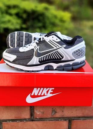 Мужские кроссовки nike zoom vomero 5 black white grey 40-41-43-44-45