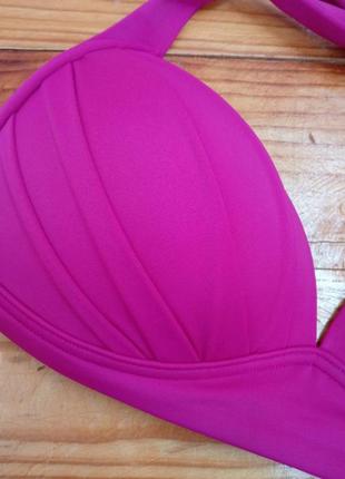 Шикарный купальник цвета фуксии/ розовый малиновый раздельный купальник4 фото