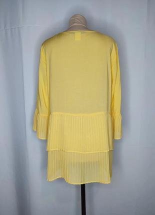 Рубашка, блуза желтая модал6 фото