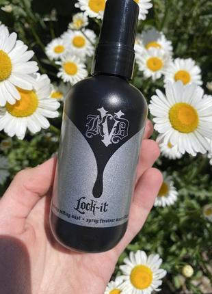 Спрей-фіксатор макіяжу kat von d lock-it makeup setting mist1 фото