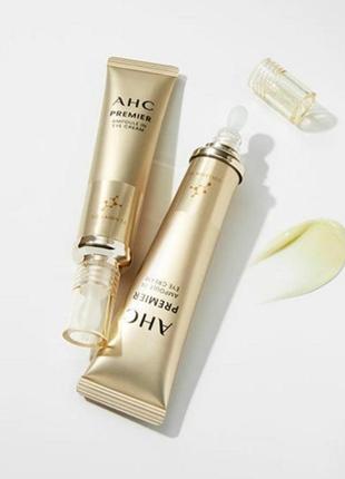 Премиальный ампульный крем для век ahc premier ampoule in eye cream collagen t4, 12 мл корея