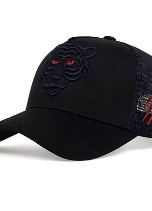 Кепка тракер тигр (tiger) с сеточкой, унисекс wuke one size