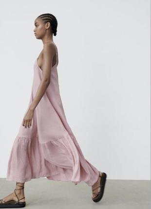 Zara плаття сарафан1 фото