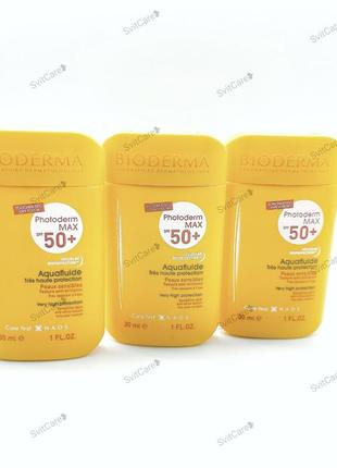 Bioderma photoderm spf50+ aquafluide pocket 30 мл1 фото