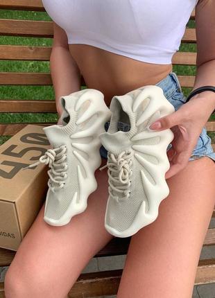 Женские кроссовки adidas yeezy 450 cloud white 38-40