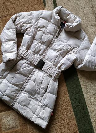 Зимова, євро зима подовжена куртка, плащ, пальто , пуховик