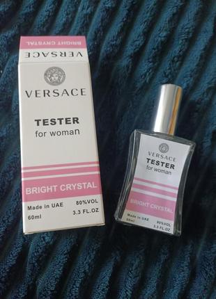 Чудовий,стійкий тестер versace bright crystal 60ml