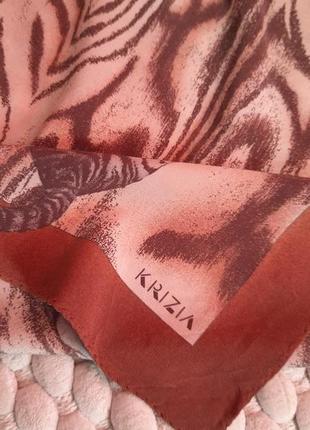 Интересный шелковый платок с тиграми5 фото