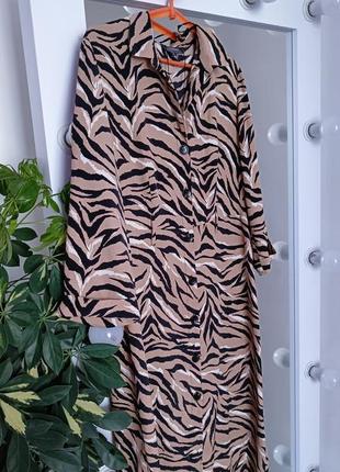 Стильна сукня в принт зебра,симпатичне плаття зебра 🤎🖤